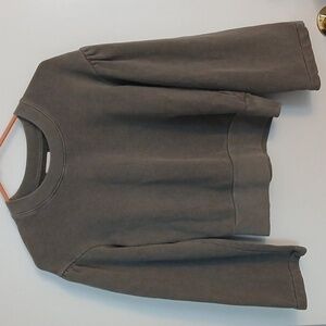 Madewell X Karen Walker, Women's Gray/Green Sweatshirt Top, XXS